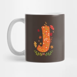 Letter J Monogram Mug